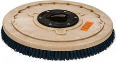 PRO-SOURCE - 20" Diam Scrubbing Brush - 20" Machine, 1-1/2" Trim Length, Blue Pad, Silicone Carbide & Nylon - Americas Industrial Supply