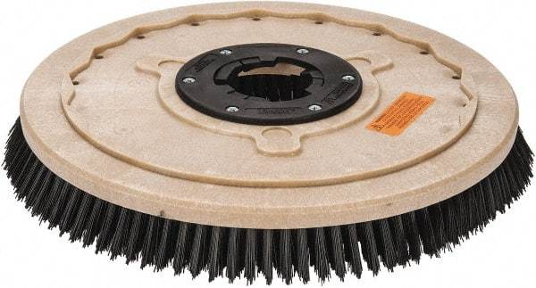 PRO-SOURCE - 18" Diam Scrubbing Brush - 18" Machine, 1-1/2" Trim Length, Black Pad, Polypropylene - Americas Industrial Supply