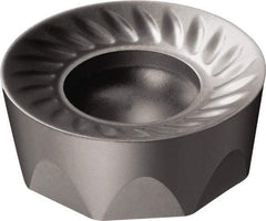 Sandvik Coromant - RCKT1304 PM Grade 1130 Carbide Milling Insert - AlTiCrN Finish, 4.76mm Thick, 12.7mm Inscribed Circle, 6.35mm Corner Radius - Americas Industrial Supply