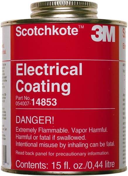 3M - 15 oz Can Brown Butyl Rubber Joint Sealant - 72°F Max Operating Temp, 12 min Tack Free Dry Time, Series 14853 - Americas Industrial Supply