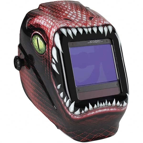 Jackson Safety - 3-1/4 Inch Wide x 4 Inch High Window, Shade 5 to 13, Auto Darkening Lens, Fixed Front Welding Helmet - Americas Industrial Supply