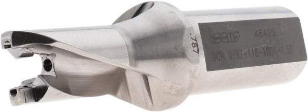 Iscar - 0.787" to 0.823" Diam, 1.5xD, 1.18" Max Depth, 1" Shank Diam, 4.63" OAL, Replaceable-Tip Drill - FCP, ICK, ICK-2M, ICM, ICN, ICP, iCP-2M Insert, 20 Seat Size, 77668812 Toolholder, Series SumoCham - Americas Industrial Supply