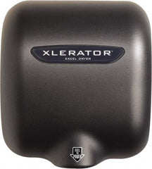Excel Dryer - 1500 Watt Graphite & Zinc Die-Cast Finish Electric Hand Dryer - 100/120 Volts, 12.5 Amps, - Americas Industrial Supply