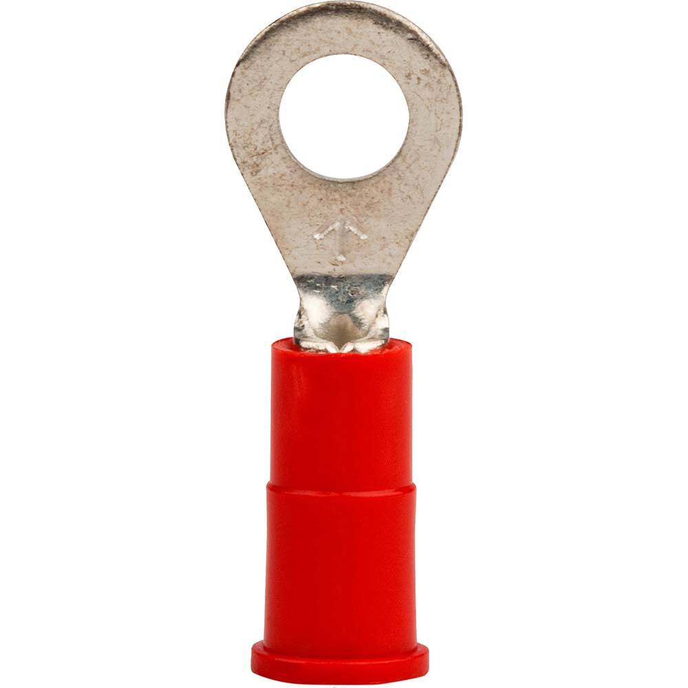 3M - 22-18 AWG Partially Insulated Crimp Connection Circular Ring Terminal - Americas Industrial Supply