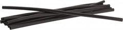 3M - 6" Long, 2:1, Polyolefin Heat Shrink Electrical Tubing - Black - Americas Industrial Supply