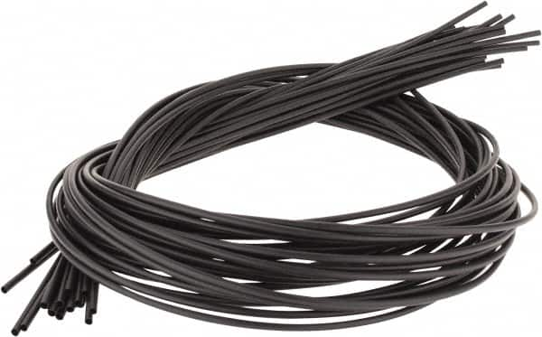 3M - 48" Long, 2:1, Polyolefin Heat Shrink Electrical Tubing - Black - Americas Industrial Supply