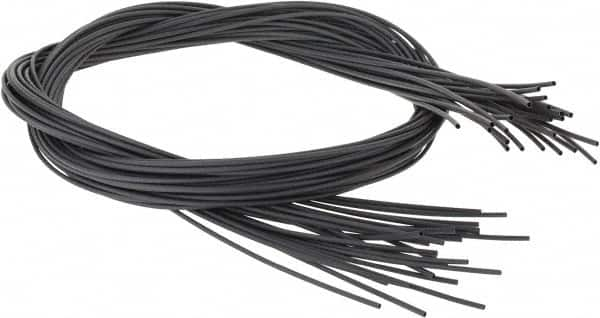 3M - 48" Long, 2:1, Polyolefin Heat Shrink Electrical Tubing - Black - Americas Industrial Supply