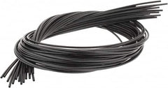 3M - 48" Long, 2.5:1, Polyolefin Heat Shrink Electrical Tubing - Black - Americas Industrial Supply