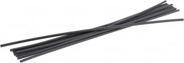 3M - 6" Long, 2:1, Polyolefin Heat Shrink Electrical Tubing - Black - Americas Industrial Supply