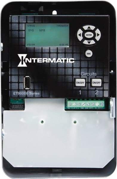 Intermatic - 365 Day Astronomical Indoor Digital Electronic Timer Switch - 4,000 On/Off, 120 to 277 VAC, 50/60 Hz, - Americas Industrial Supply