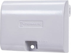 Aluminum Electrical Box Weatherproof Receptacle Cover Includes (3) Inserts for a Variety of Applications, Base, Cover Assembly, Gasket, Mounting Screws