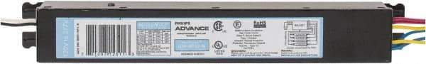 Philips Advance - 3 or 4 Lamp, 120-277 Volt, 0.75 to 0.92 Amp, 0 to 39, 40 to 79 Watt, Instant Start, Electronic, Nondimmable Fluorescent Ballast - 0.87, 0.97 Ballast Factor, T8 Lamp - Americas Industrial Supply