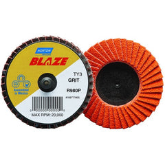 3″ 80 Grit Type TR Blaze Mini Flap Disc - Americas Industrial Supply