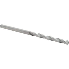 Guhring - 2.9mm 118° Solid Carbide Jobber Drill - Bright Finish, Right Hand Cut, Spiral Flute, Straight Shank, 61mm OAL, Faceted Point - Americas Industrial Supply