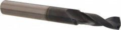Accupro - 1/4" 140° Spiral Flute Solid Carbide Screw Machine Drill Bit - Americas Industrial Supply