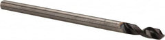 Accupro - 1/8" 140° Spiral Flute Solid Carbide Screw Machine Drill Bit - AlTiN Finish, Right Hand Cut, 11.9mm Flute Length, 60mm OAL, Standard Point, Straight Shank, Through Coolant - Americas Industrial Supply
