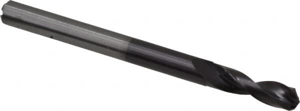 Accupro - 3/16" 140° Spiral Flute Solid Carbide Screw Machine Drill Bit - Americas Industrial Supply