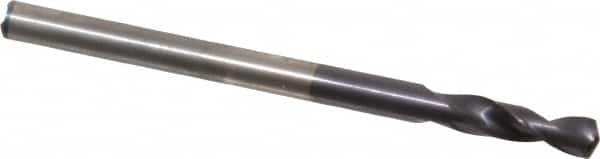 Accupro - 4mm 140° Spiral Flute Solid Carbide Screw Machine Drill Bit - Americas Industrial Supply