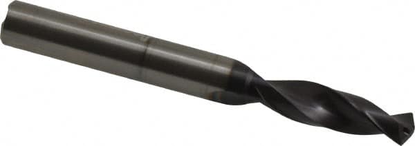 Accupro - 9mm 140° Spiral Flute Solid Carbide Screw Machine Drill Bit - Americas Industrial Supply