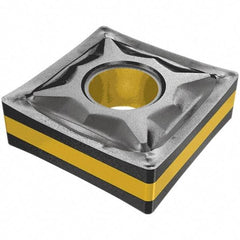 Iscar - SNMG322 TF Grade IC9250 Carbide Turning Insert - TiCN/Al2O3/TiN Finish, 90° Square, 3/8" Inscr Circle, 1/8" Thick, 1/32" Corner Radius - Americas Industrial Supply