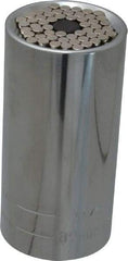 Gator Grip - 1/2" Drive, 7/16" Socket, Self Adusting Socket - 6 Points, 3-1/2" OAL - Americas Industrial Supply