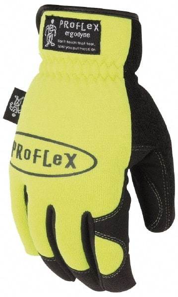 Ergodyne - Size L (9) Amara General Protection Work Gloves - For General Purpose, Uncoated, Gauntlet Cuff, Full Fingered, Black, Paired - Americas Industrial Supply