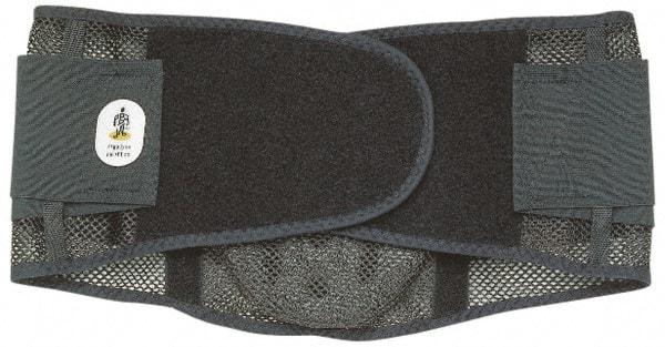 Ergodyne - Size S, Mesh Belt - 25 to 30" Waist, Lumbar Support, Black - Americas Industrial Supply