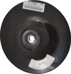 Ferro Industries - 7" Diam Locking Nut Disc Backing Pad - 7,000 RPM - Americas Industrial Supply