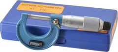 Fowler - 0 to 1" Range, 0.001" Graduation, Mechanical Outside Micrometer - Friction Thimble, Accurate to 0.0001" - Americas Industrial Supply