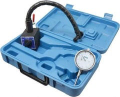 Fowler - 2-39/64" Long x 2" Wide x 2-3/16" High Magnetic Indicator Base - 85 Lb Magnetic Pull, Flexible Arm - Americas Industrial Supply