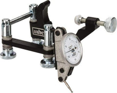 Fowler - 0.0005" Graduation, 0.06" Max Meas, 0-15-0 Dial Reading, Indicator & Base Kit - 1-1/2" Dial Diam - Americas Industrial Supply