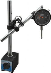 Fowler - 0.001" Graduation, 0-100 Dial Reading, Indicator & Base Kit - A Holder, 0.001 Inch Graduation, Includes Mag Base, Premium Indicator - Americas Industrial Supply