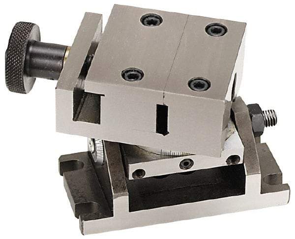 Value Collection - 2-1/4" Jaw Width x 25/32" Jaw Height, 17/32" Jaw Capacity, Sine Vise - 5-5/8" OAL x 3-3/4" Overall Height - Americas Industrial Supply