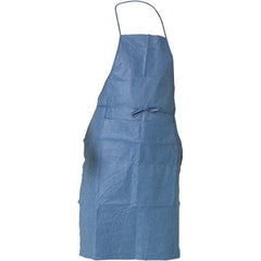 KleenGuard - Disposable & Chemical Resistant Apron - A20 28X40 BL DENIM10PK KLEENGUARD APRON W/PCKT - Americas Industrial Supply