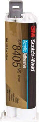 3M - 45 mL Cartridge Two Part Acrylic Adhesive - 5 min Working Time, Series DP8405NS - Americas Industrial Supply