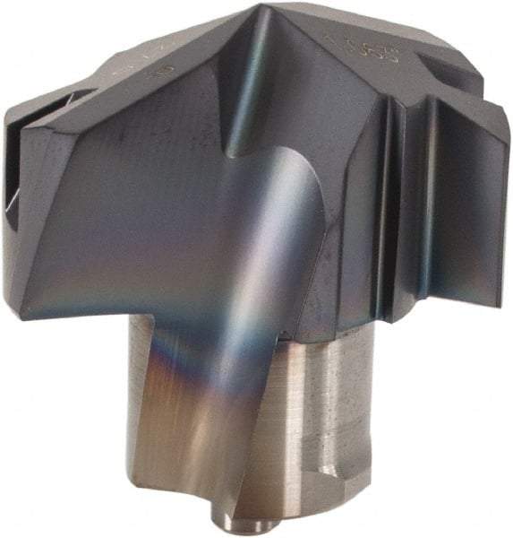 Iscar - Series ICP, 27mm Diam Grade IC908 140° Replaceable Drill Tip - Carbide, TiAlN Finish, 27 Seat Size - Americas Industrial Supply