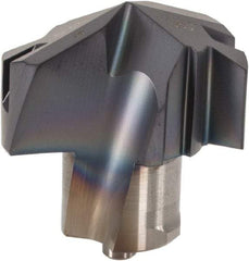 Iscar - Series ICP, 27mm Diam Grade IC908 140° Replaceable Drill Tip - Carbide, TiAlN Finish, 27 Seat Size - Americas Industrial Supply