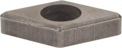 Hertel - 3/8" Inscribed Circle, Diamond (Shape) External Turning Shim for Indexables - 1/8" Thick, IDSN Shim Style, Negative Rake, Neutral Cut - Americas Industrial Supply