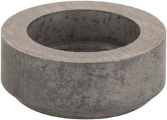 Hertel - 3/8" Inscribed Circle, Round External Turning Shim for Indexables - 3/16" Thick, IRSN Shim Style, Negative Rake, Neutral Cut - Americas Industrial Supply