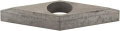 Hertel - 3/8" Inscribed Circle, Diamond (Shape) External Turning Shim for Indexables - 1/8" Thick, SKVN Shim Style, Negative Rake, Neutral Cut - Americas Industrial Supply