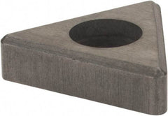 Hertel - 1/2" Inscribed Circle, Triangle External Turning Shim for Indexables - 3/16" Thick, ITSN Shim Style, Negative Rake, Neutral Cut - Americas Industrial Supply