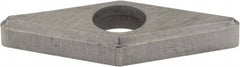 Hertel - 3/8" Inscribed Circle, Diamond (Shape) External Turning Shim for Indexables - 1/8" Thick, IVSN Shim Style, Negative Rake, Neutral Cut - Americas Industrial Supply