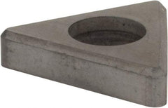 Hertel - 5/8" Inscribed Circle, Triangle External Turning Shim for Indexables - 3/16" Thick, ITSN Shim Style, Negative Rake, Neutral Cut - Americas Industrial Supply