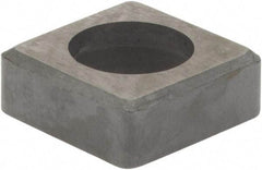Hertel - 3/8" Inscribed Circle, Square External Turning Shim for Indexables - 1/8" Thick, ISSN Shim Style, Negative Rake, Neutral Cut - Americas Industrial Supply