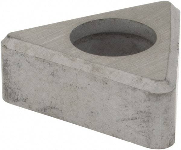 Hertel - 3/8" Inscribed Circle, Triangle External Turning Shim for Indexables - 3/16" Thick, ITSN Shim Style, Negative Rake, Neutral Cut - Americas Industrial Supply
