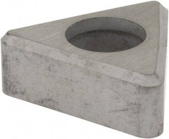 Hertel - 3/8" Inscribed Circle, Triangle External Turning Shim for Indexables - 3/16" Thick, ITSN Shim Style, Negative Rake, Neutral Cut - Americas Industrial Supply