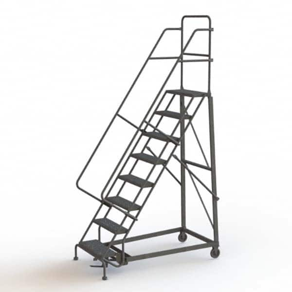 TRI-ARC - Rolling & Wall Mounted Ladders & Platforms Type: Rolling Warehouse Ladder Style: Rolling Safety Ladder - Americas Industrial Supply