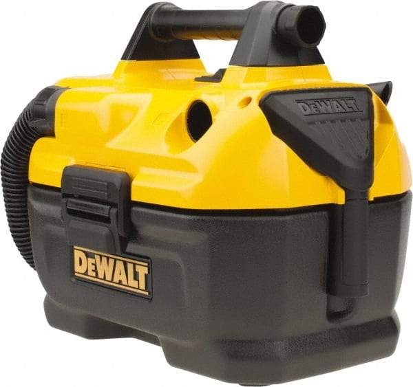 DeWALT - 2 Gallon Capacity, Wet and Dry Vacuum - Battery, 5 Ft. Long Hose, Plastic Tank, Accessories Included - Americas Industrial Supply