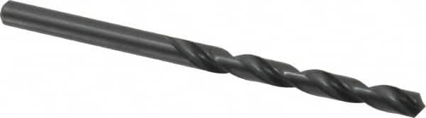 Walter-Titex - #5 118° High Speed Steel Jobber Drill - Oxide Finish, Right Hand Cut, Spiral Flute, Straight Shank, 3-3/8" OAL, Standard Point - Americas Industrial Supply