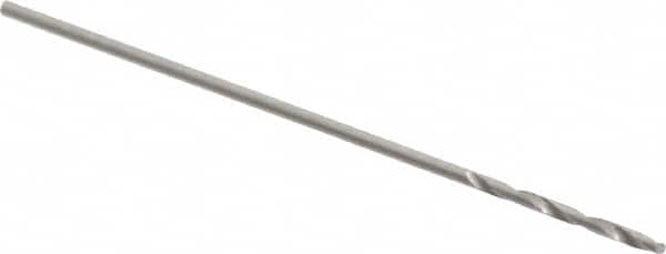 Walter-Titex - 0.45mm 118° High Speed Steel Jobber Drill - Oxide Finish, Right Hand Cut, Spiral Flute, Straight Shank, 25/32" OAL, Standard Point - Americas Industrial Supply